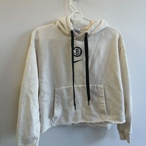 Brooklyn Nets Nike Cropped Hoodie